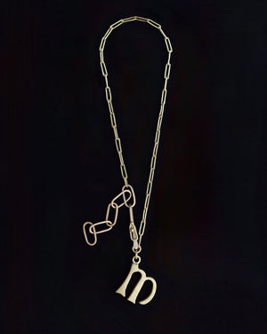 Initial charm bracelet - 18ct gold