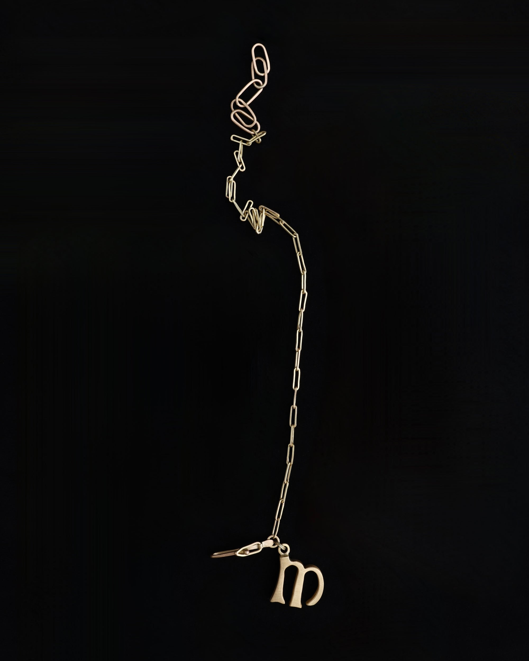 Initial charm bracelet - 18ct gold