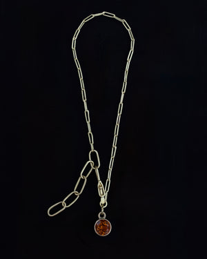 Initial and citrine charm bracelet - 18ct gold