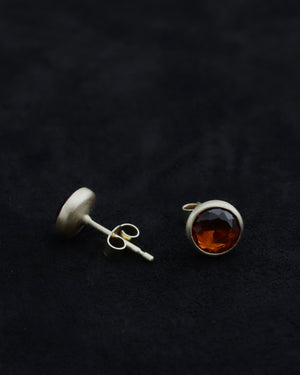 Madeira citrine earrings - 18ct gold
