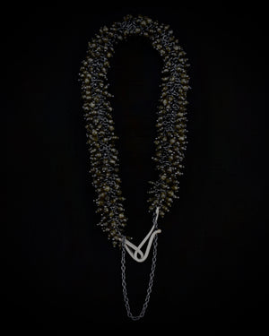 Golden Obsidian cluster bracelet