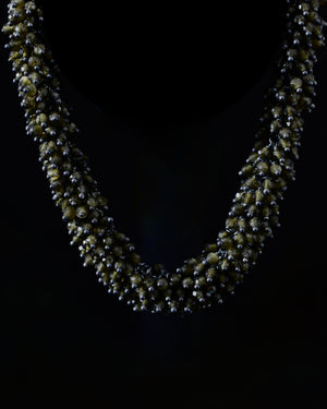 Golden Obsidian cluster bracelet