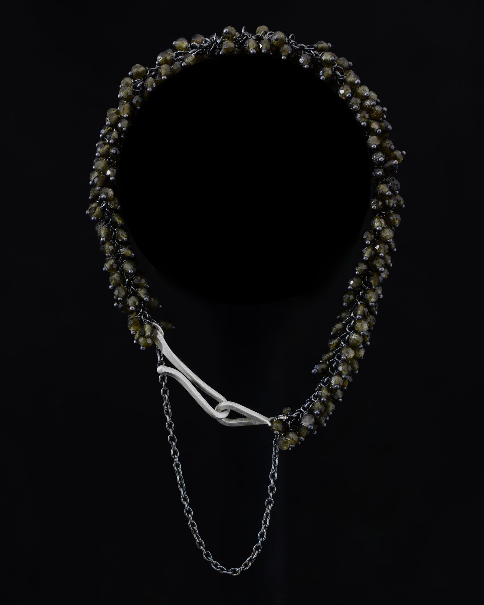 Golden Obsidian medium cluster bracelet