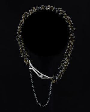 Golden Obsidian medium cluster bracelet