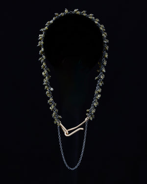 Golden Obsidian lite cluster bracelet