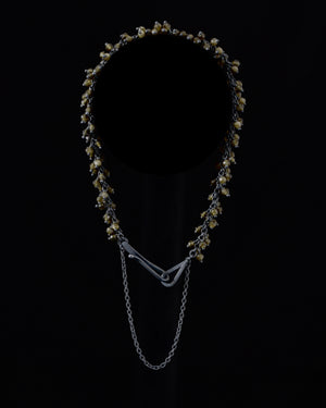 Golden Obsidian lite cluster bracelet