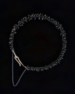 Golden Obsidian lite cluster bracelet