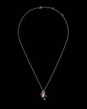 Initial charm necklace