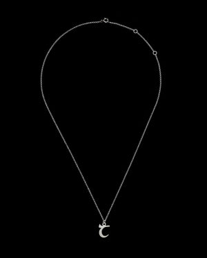 Initial charm necklace