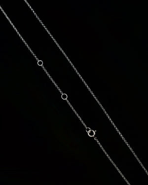 Initial charm necklace