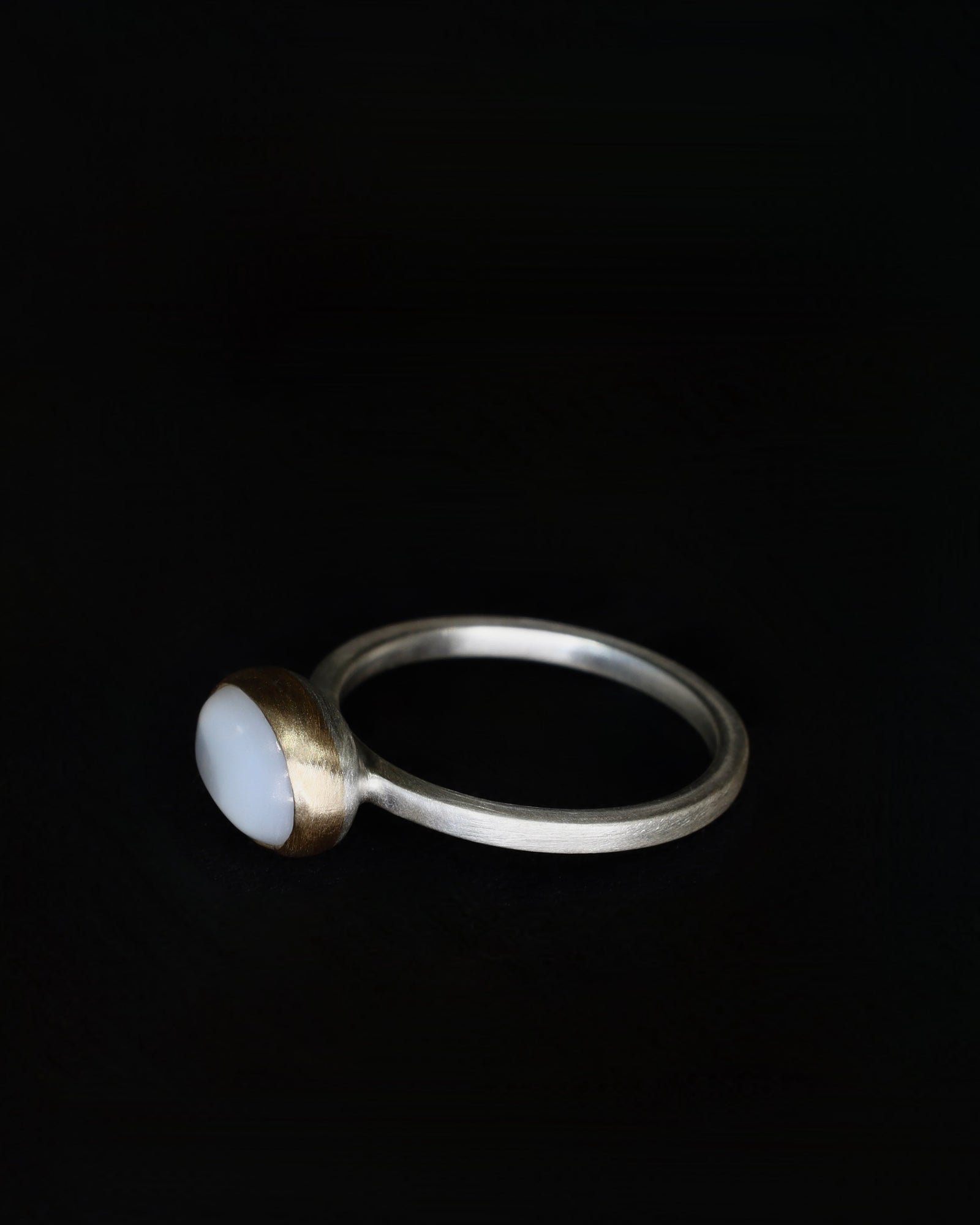 Mother of Pearl seed ring
