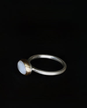 Mother of Pearl seed ring
